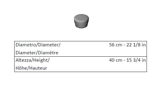 Ткань пуф La Cividina Folies ARCH-00089354 - Вид №2