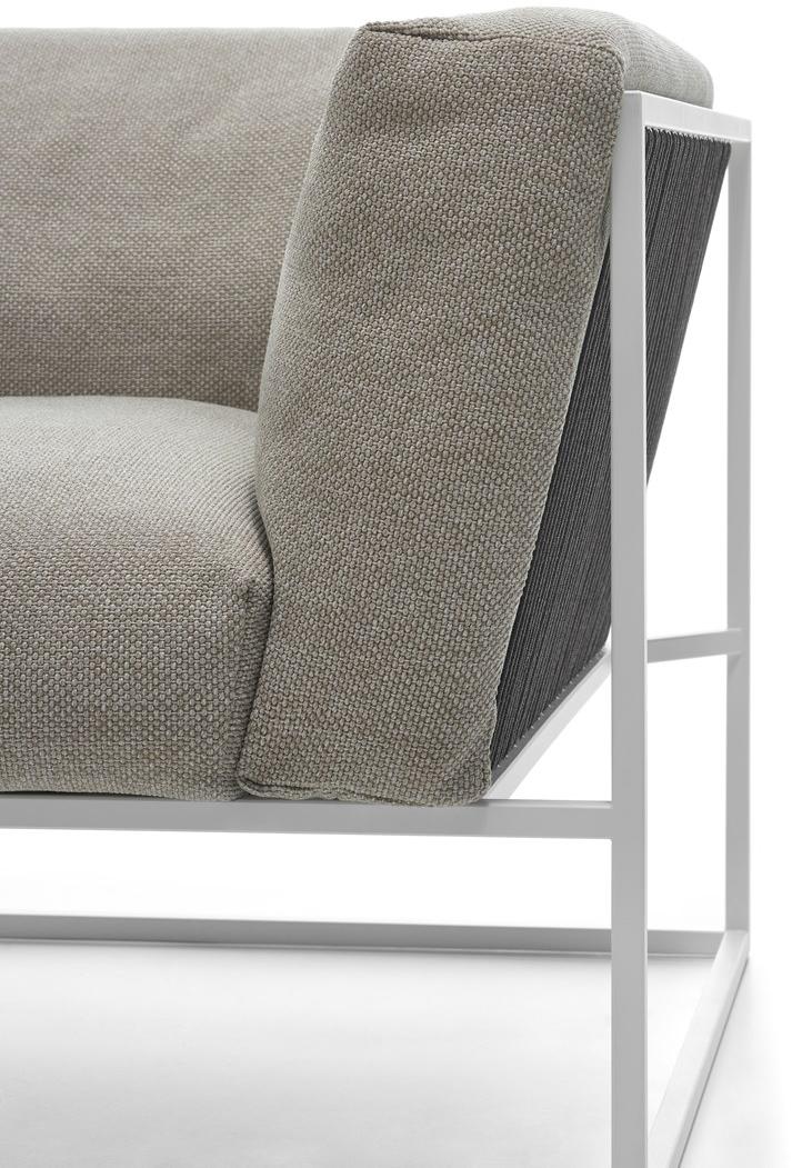 MDF Italia Садовое кресло из ткани с подлокотниками Arpa sun-id-1346890 - Вид №4