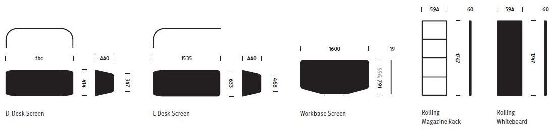 Herman Miller Модульный стол с регулируемой высотой и встроенной полкой Locale sun-id-1403367 - Вид №18