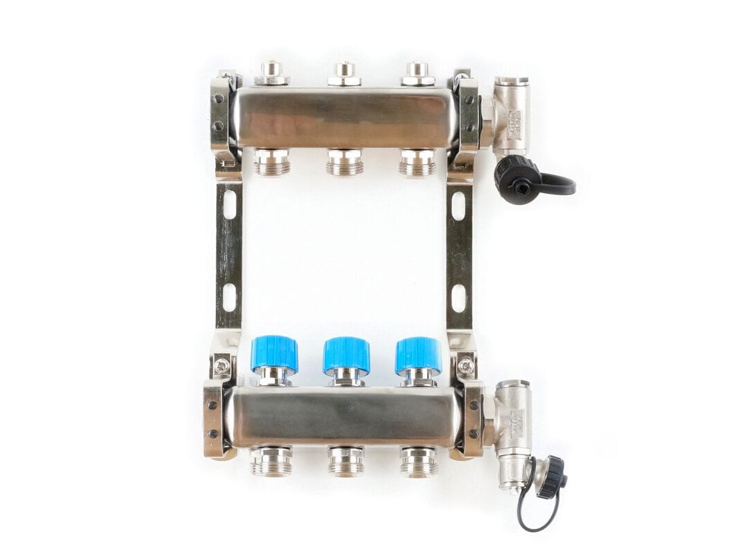 Коллектор из нержавеющей стали для лучистого пола Cappellotto INOX-34 1" ARCH-00146546 - Вид №1