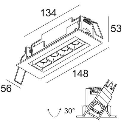 Регулируемый светодиодный прожектор Deltalight DOT.COM ST ARCH-00045758 - Вид №13