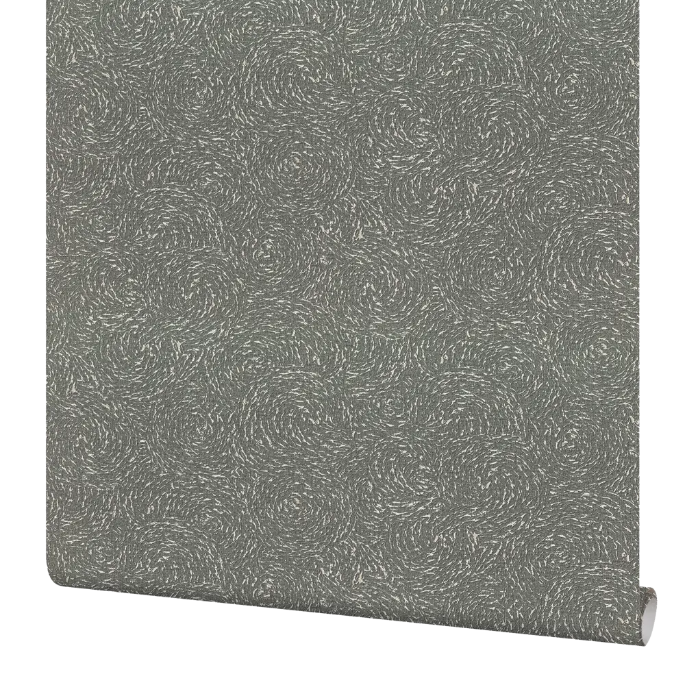 Обои флизелиновые Varvara круг графитовые 1.06 м м R920420 Santreyd STLM-2083126