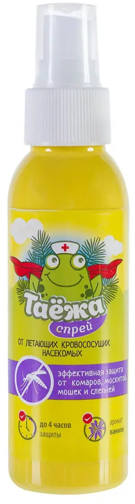 Спрей от комаров ТАЕЖА с длительной защитой 100 мл 15163582