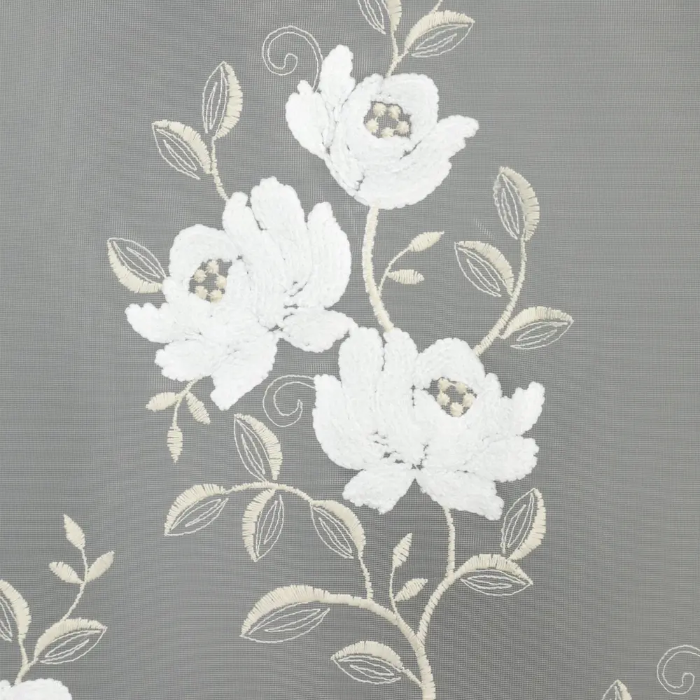 Тюль Santreyd с изысканной вышивкой - нежный пион для элегантных интерьеров 83972853 STLM-1049549 - Вид №2