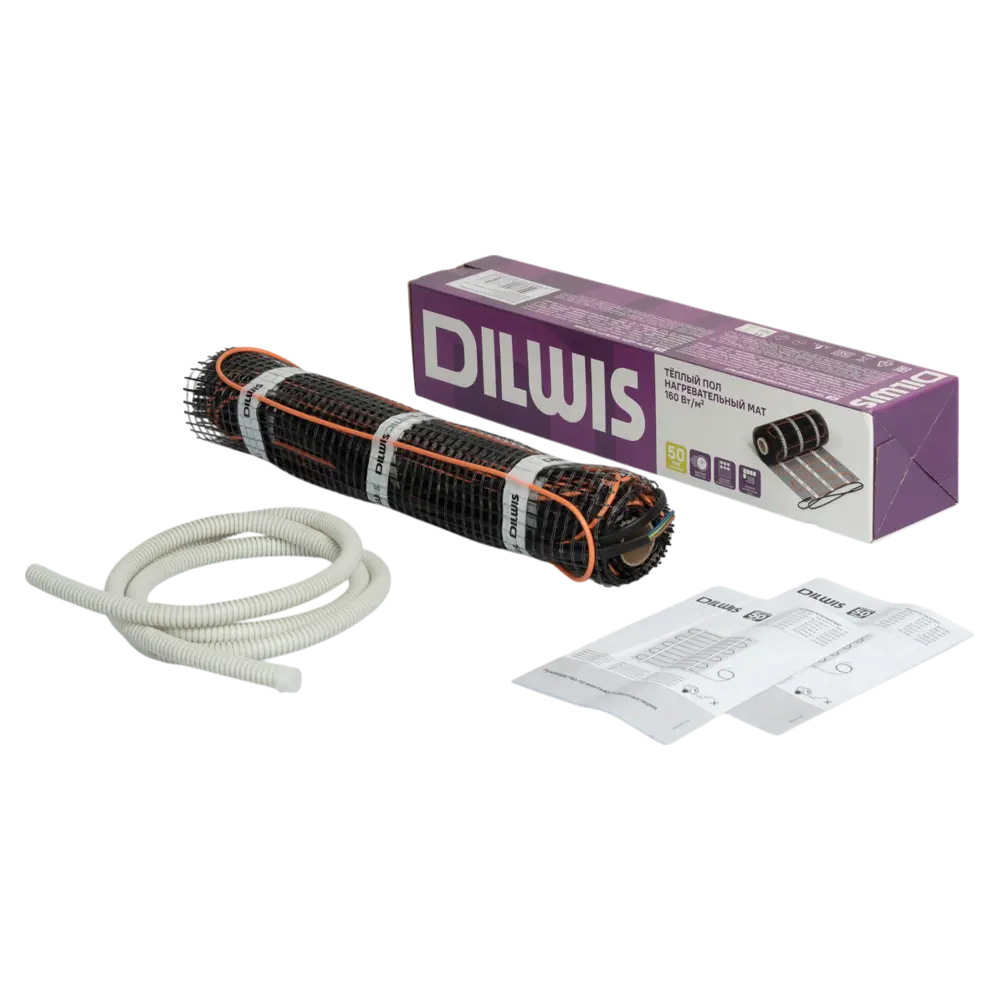 Нагревательный мат для теплого пола DILWIS 1.5 м2 240 Вт STLM-2098104 - Вид №1