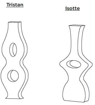 DE CASTELLI Металлическая ваза / скульптура sun-id-1433082 - Вид №2