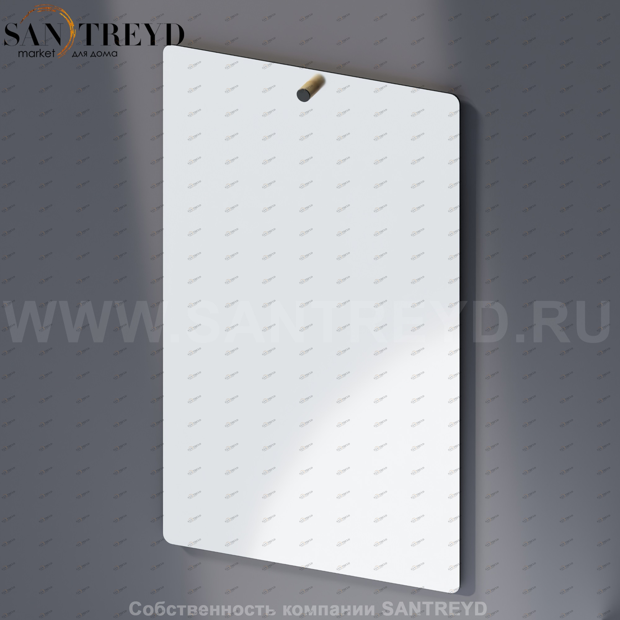 Agape DOT LINE Зеркало с держателем из натурального дуба ADTL0472.RT ADTL0472RT