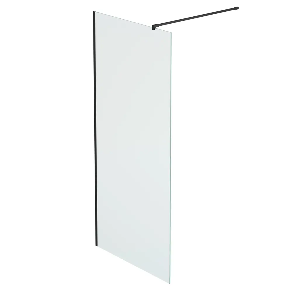 Душевая перегородка Mebelvann 100×200 см с черным профилем и прозрачным стеклом 89372135 STLM-1347135 - Вид №2