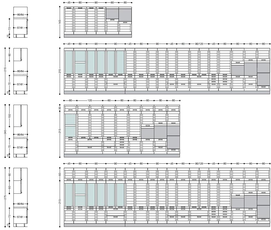 Elmar Модульная деревянная кухня с островом sun-id-1422247 - Вид №8