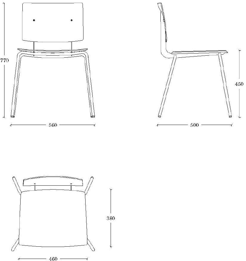 ONDARRETA Стул из ламината Don sun-id-1407033 - Вид №8