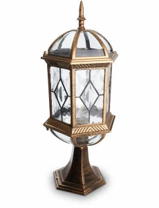 Уличный светильник ландшафтный 50х18х20,5 см черное золото "Венеция" 11339 FERON ПОД СТАРИНУ, ФОНАРЬ 00-3955932 Золото