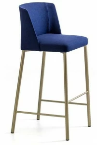 arrmet Высокий табурет из ткани с подставкой для ног Virginia