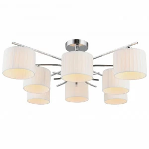 Потолочная люстра Omnilux Neviano OML-34207-08 OMNILUX NEVIANO 328314 Белый;хром