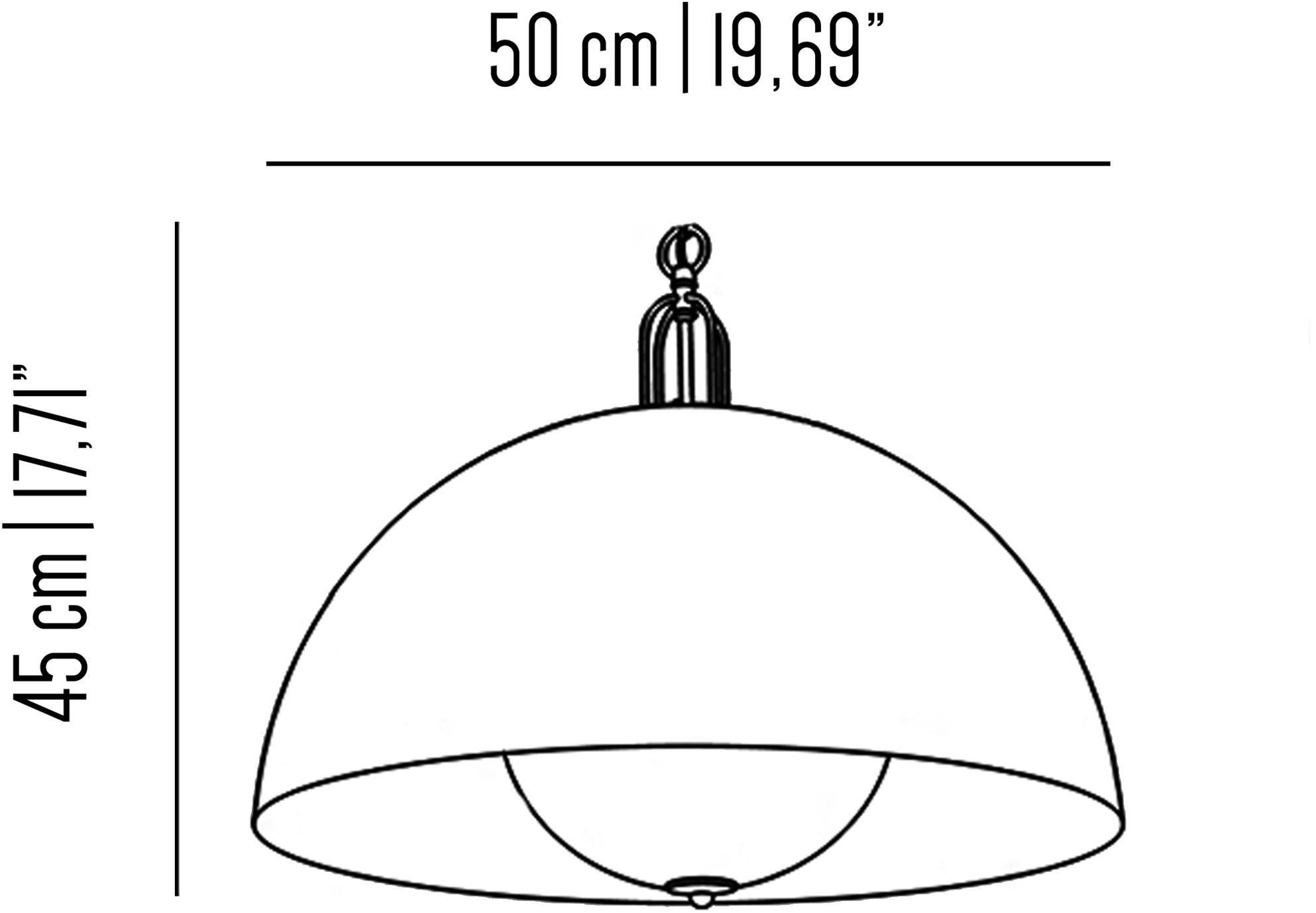 Il Bronzetto Подвесной светильник с динамиком и bluetooth Soundlight Sdh01_s - m - l - Вид №7