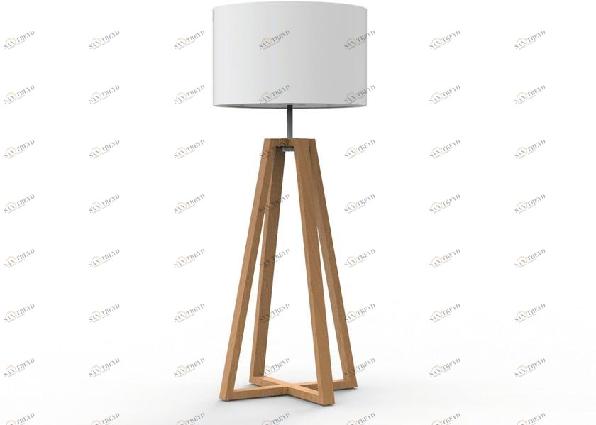 Royal Botania Напольный светодиодный торшер из тика  Clbl Clbl...