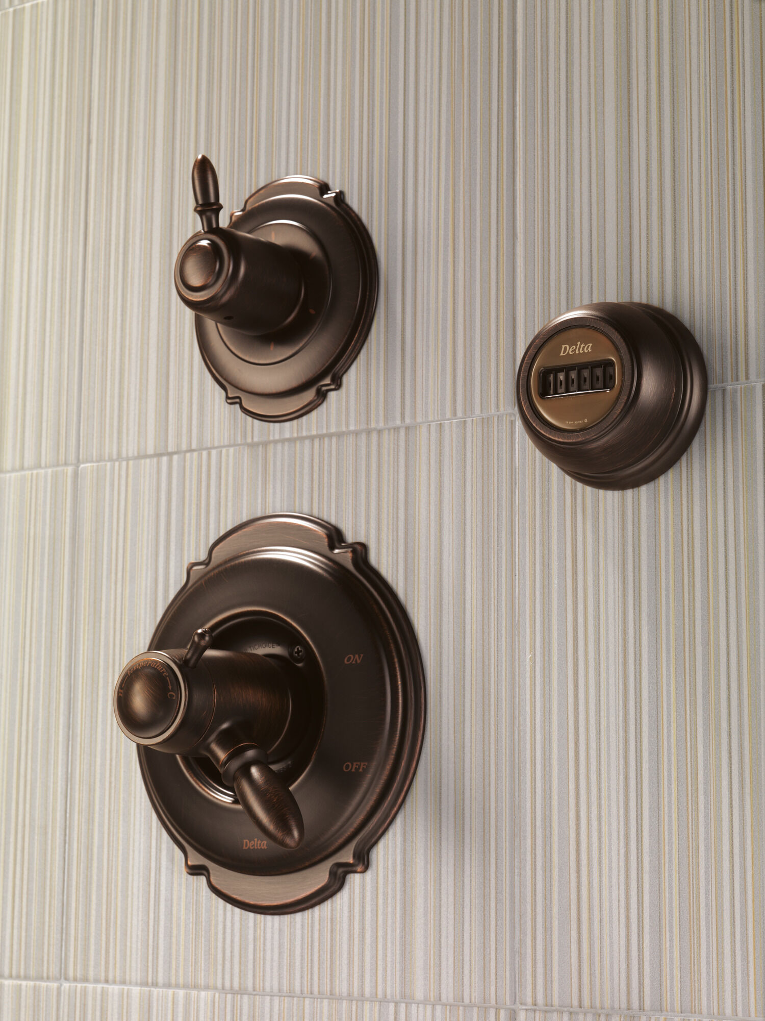 T17T055-RB Трим только для клапана серии TempAssure® 17T Delta Faucet Victorian Венецианская бронза - Вид №10