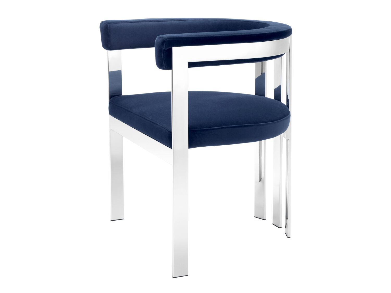 Бархатный стул с подлокотниками Eichholtz CLUBHOUSE ARCH-00104965