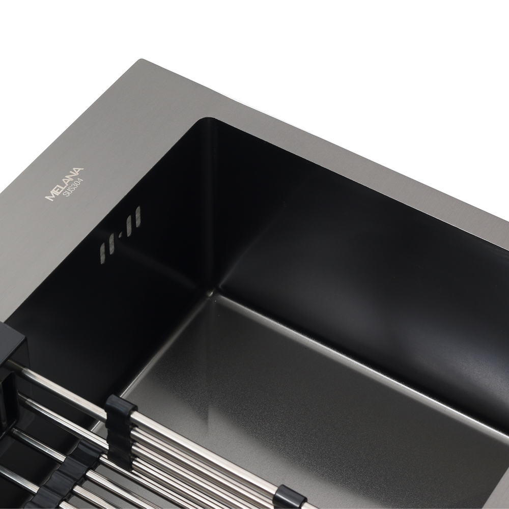 Мойка D5343HB MELANA ProfLine 3,0/220 ГРАФИТ врезная прямоугольная D5343HB D5343HB графит - Вид №13