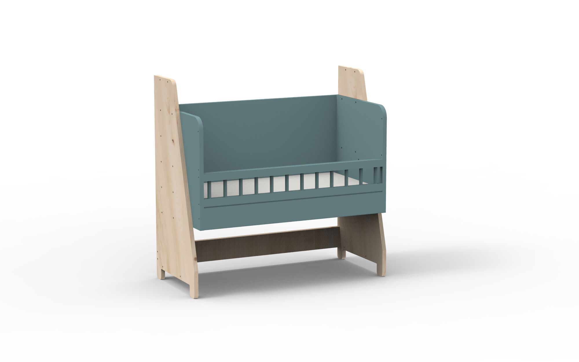 Лакированная деревянная кровать для сна Mathy by Bols ASYMETRY ARCH-00052185 - Вид №38