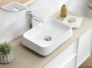 Накладная раковина на столешницу  овальная Acquabella Acquawhite