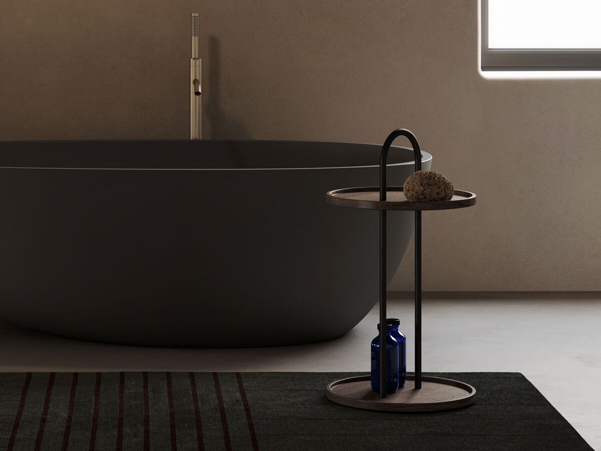 Высокий круглый деревянный журнальный столик Inbani NORM ARCH-00151541 - Вид №4