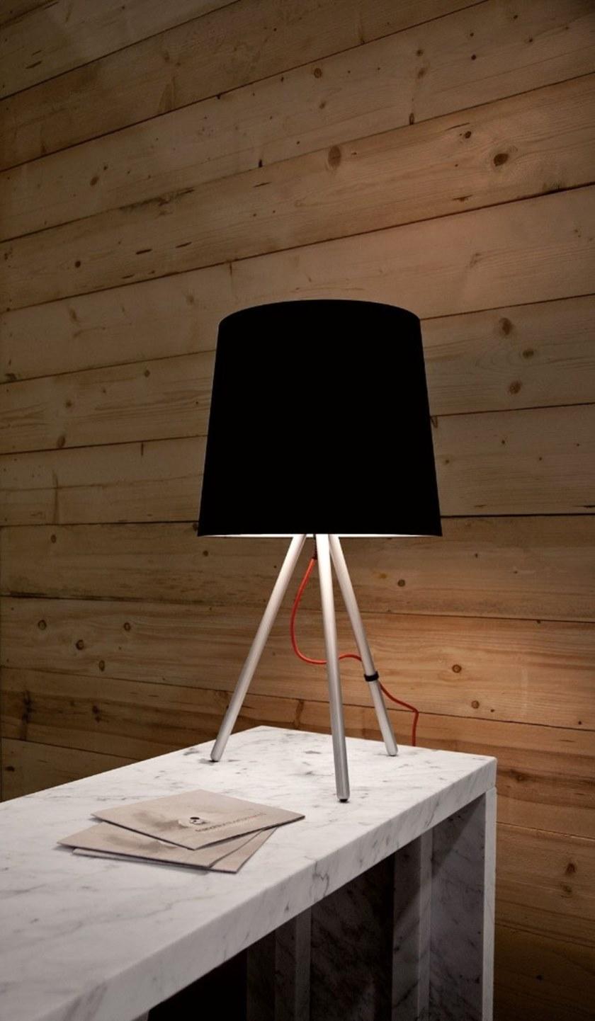 Martinelli Luce Настольная лампа из алюминия с тканевым абажуром Eva 798 - Вид №9