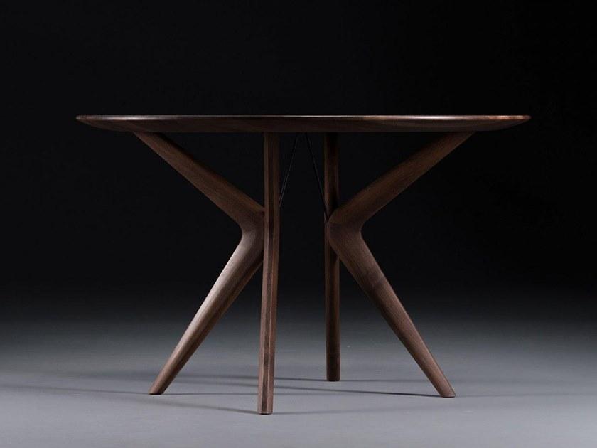 Artisan Круглый деревянный стол Lakri Rtlaxxyy  - Вид №1