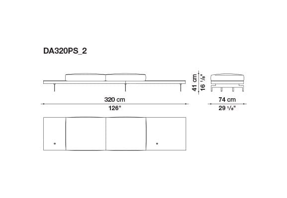 3-местный тканевый диван B&B Italia док ARCH-00033457 - Вид №159