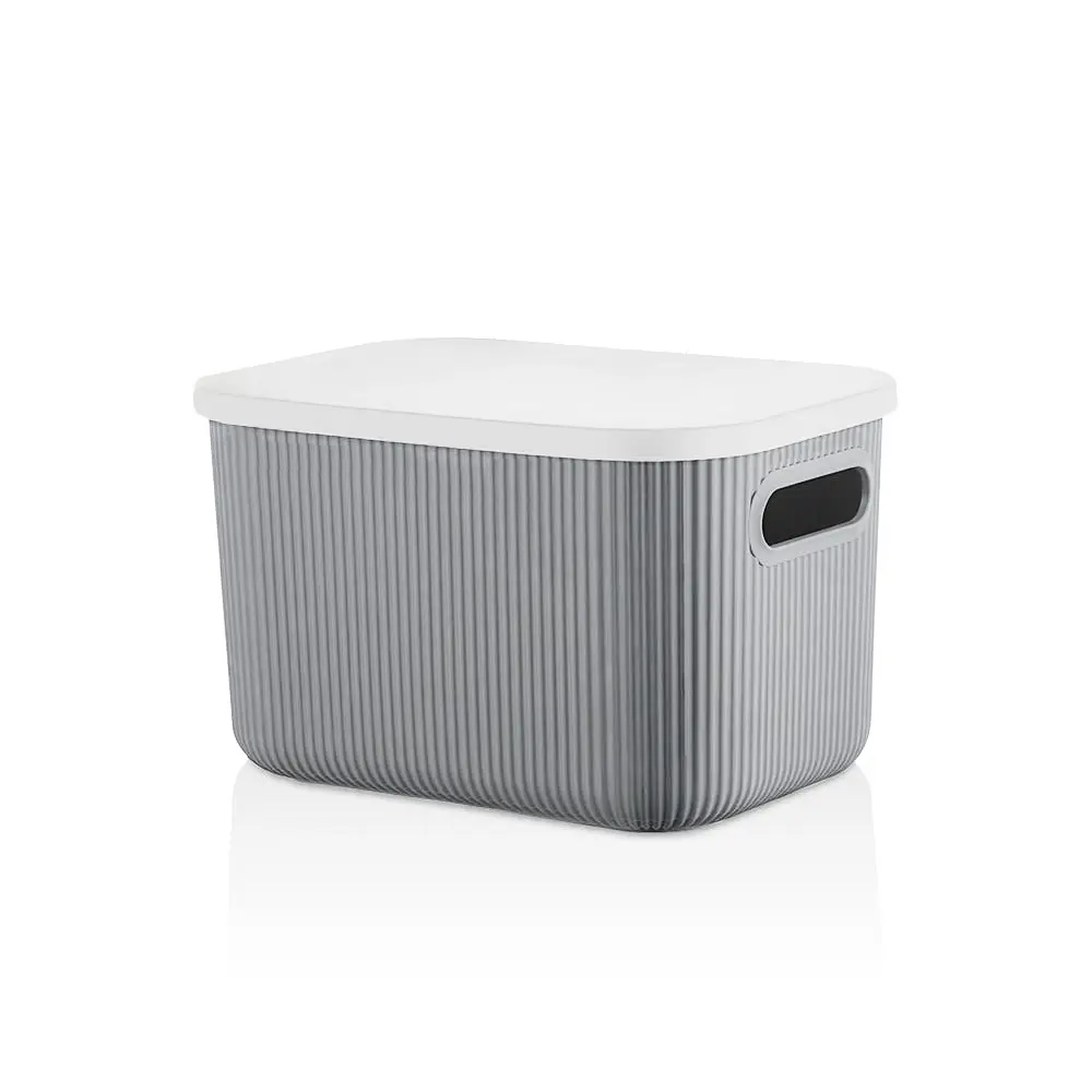 Корзинка для хранения Shell 6.2 л 26.9x18.7x16.4 см цвет серый Santreyd STLM-2000574