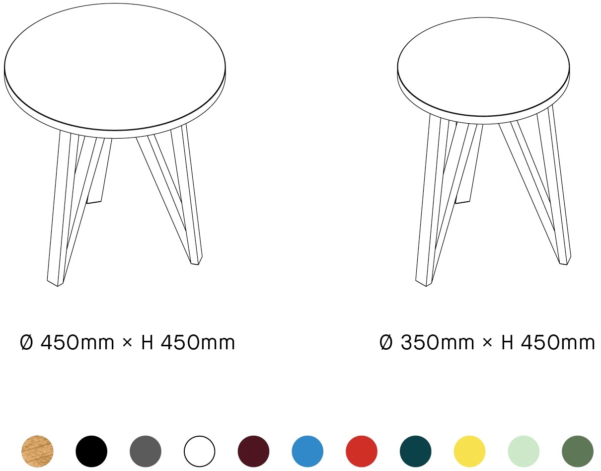 LOEHR Круглый деревянный журнальный столик Faber sun-id-1389098 - Вид №2