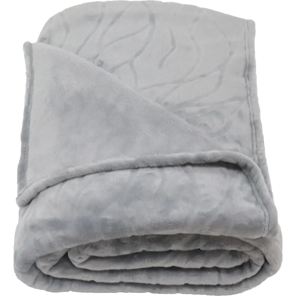 Плед «Maren» 180x200 см фланель цвет серый Santreyd STLM-2082505 - Вид №2