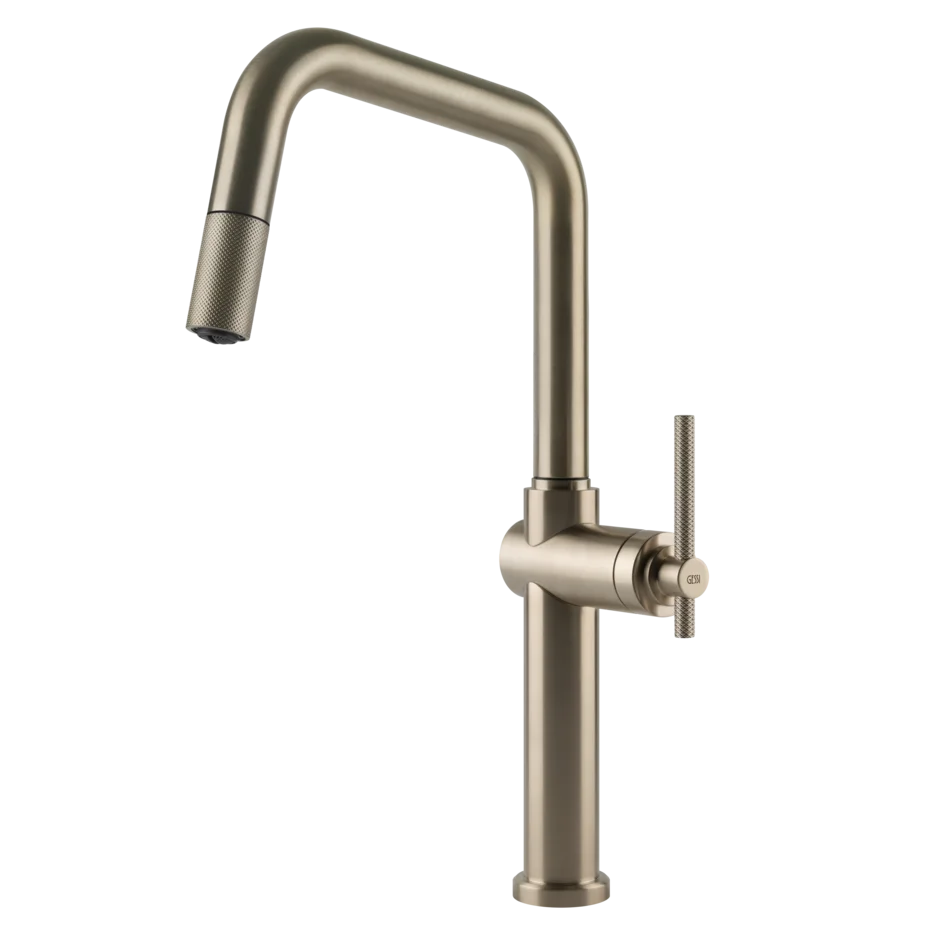 Смеситель для раковины 60652 149 Gessi Habito МАТОВЫЙ НИКЕЛЬ FINOX 60652149
