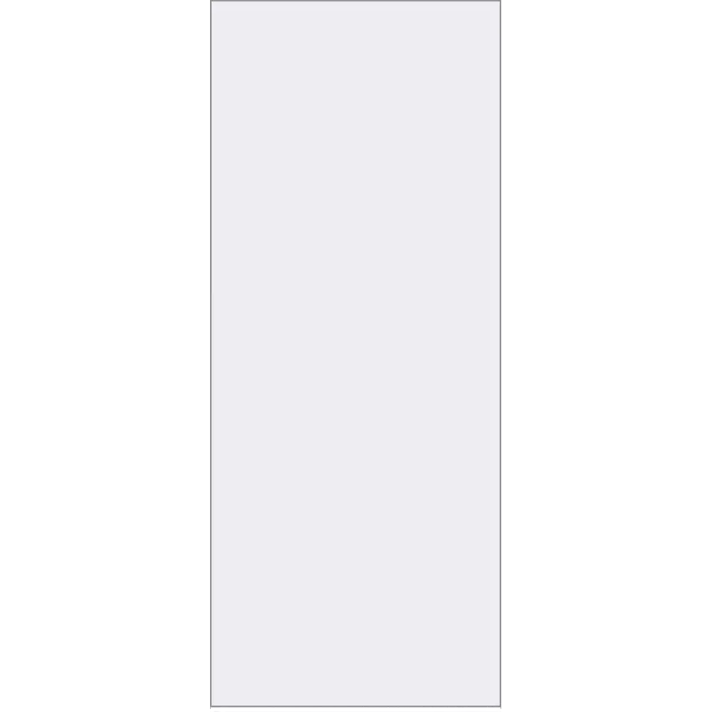 Дверь межкомнатная глухая Invisible 90x220 см цвет белый с замком алюминиевая кромка 89433726 STLM-2041431 VELLDORIS  - Вид №1