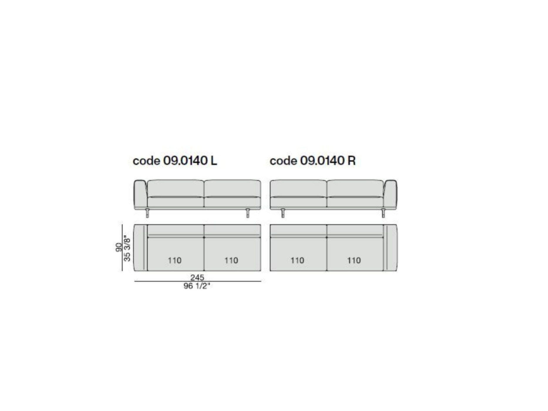 Тканевый диван с отсеком для хранения Porada Soul ARCH-00136846 - Вид №26