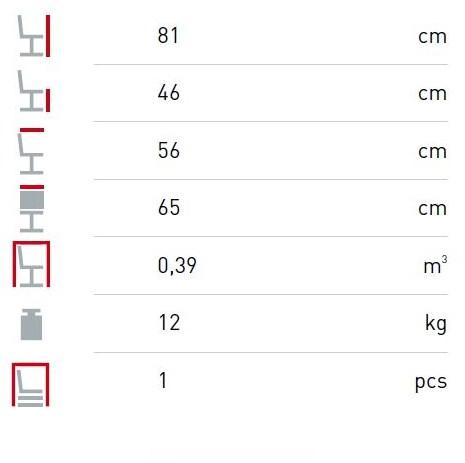 LD Seating Стул из мягкой ткани Flexi P-d - Вид №4