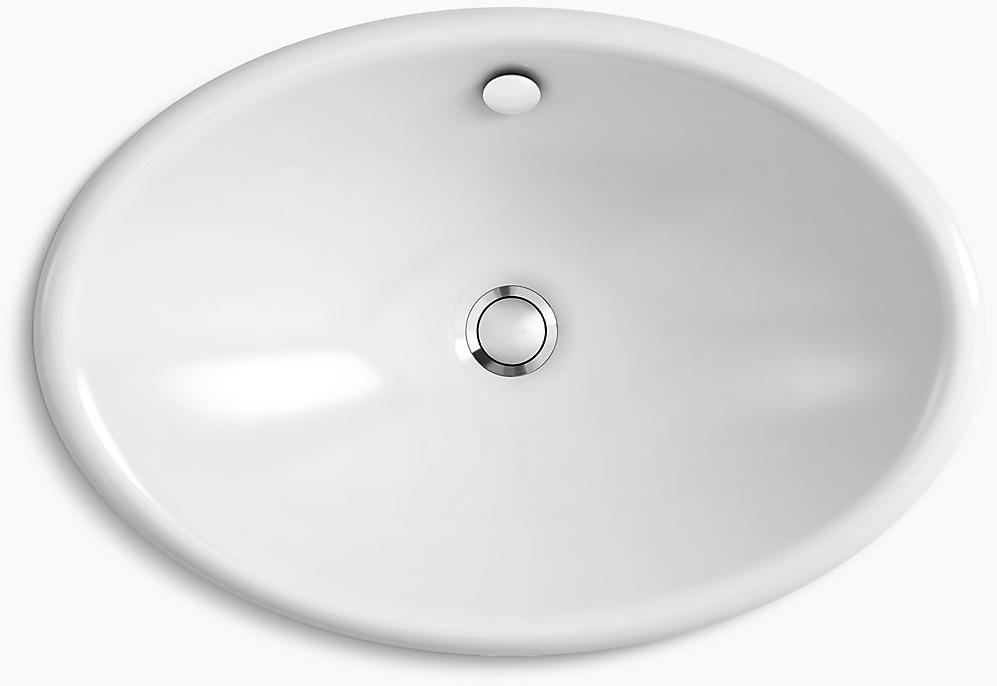 K-5403-W-FF Накладная раковина на столешницу  прямоугольная Kohler  - Вид №2