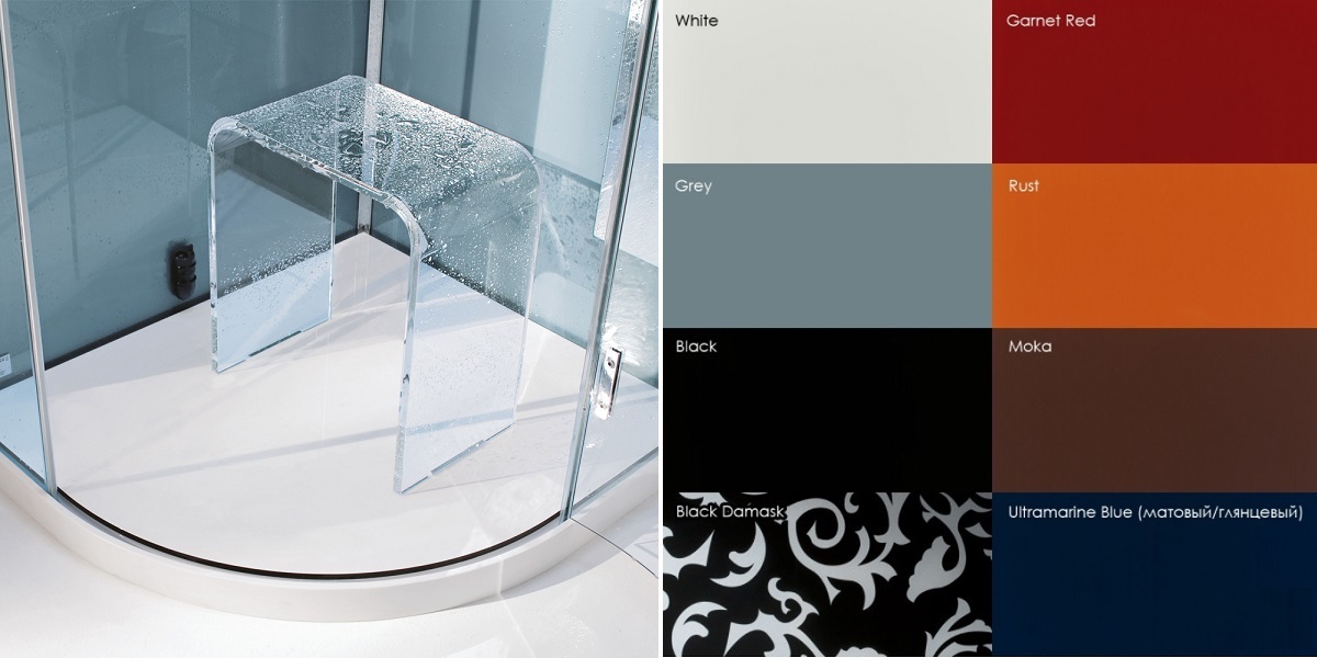 Душевая кабина угловая Tempo INTEGRA 100/100 см 1TPB1S3 Gruppo Geromin - Вид №2