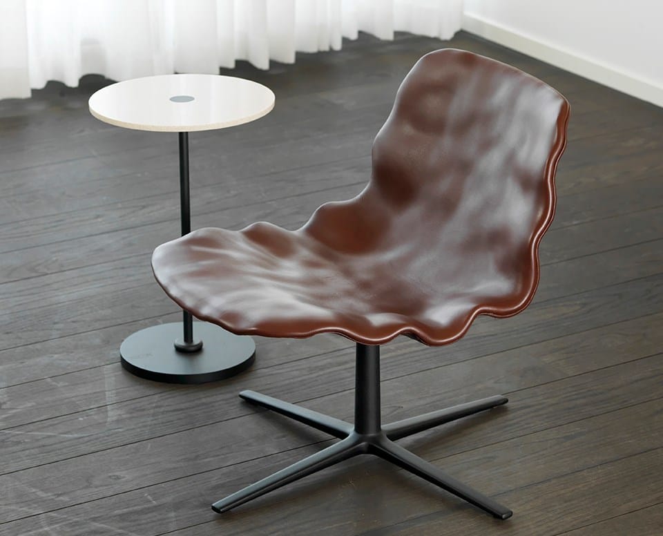 Кожаный спиц поворотный стул Bla Station Dent ARCH-00058274 - Вид №4