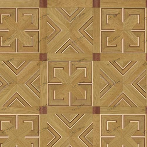 Художественный паркет Da Vinci Щитовой 26-355 Дуб (Гладкая) 500х500 мм 26010355