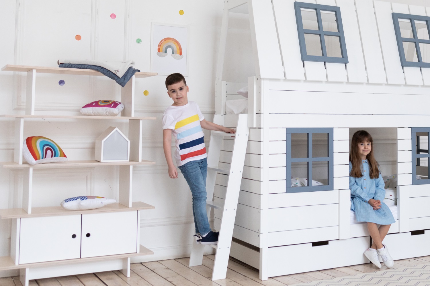 Стеллаж открытый белый Line M2 ELLIPSE ELLIPSE LINE 00-3951329 Белый Santreyd  - Вид №3