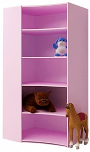 Угловой стеллаж ABC-KING розовый