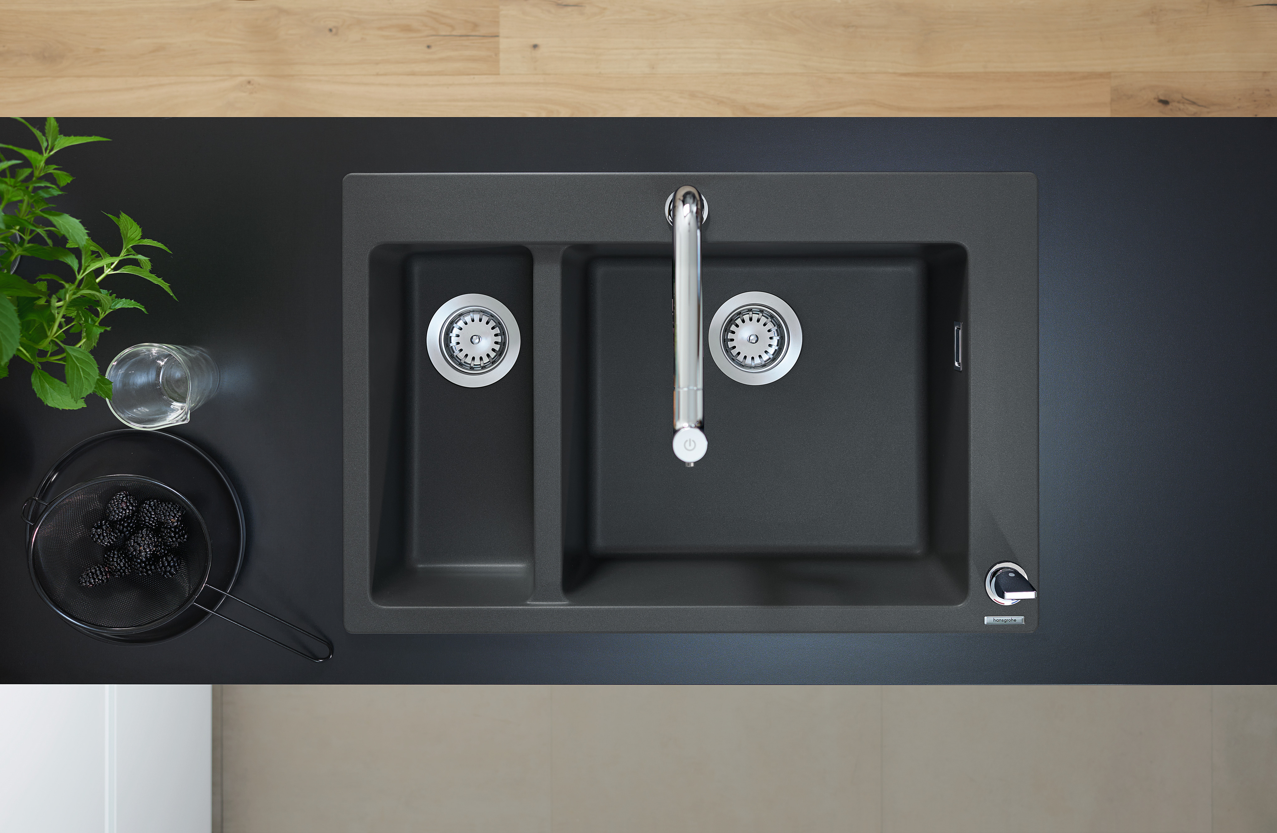43220000 C51 C51-F635-09 Комбинированная мойка 180/450 Select Hansgrohe  - Вид №1