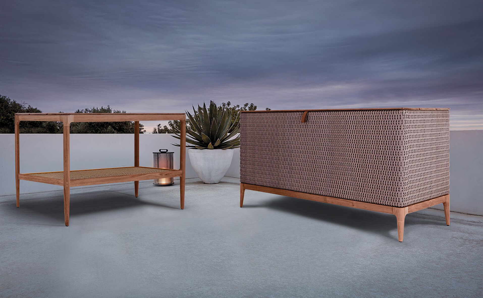 Плетеный садовый контейнер Gloster ARCH-00100692 - Вид №2