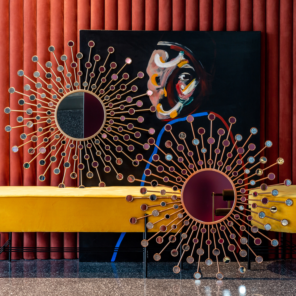 19091212 Настенное зеркало «Белладжио Роуз» Object Desire  - Вид №1