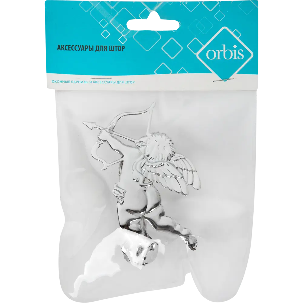 Клипса «Амур» металл цвет хром Santreyd STLM-2099355 - Вид №1