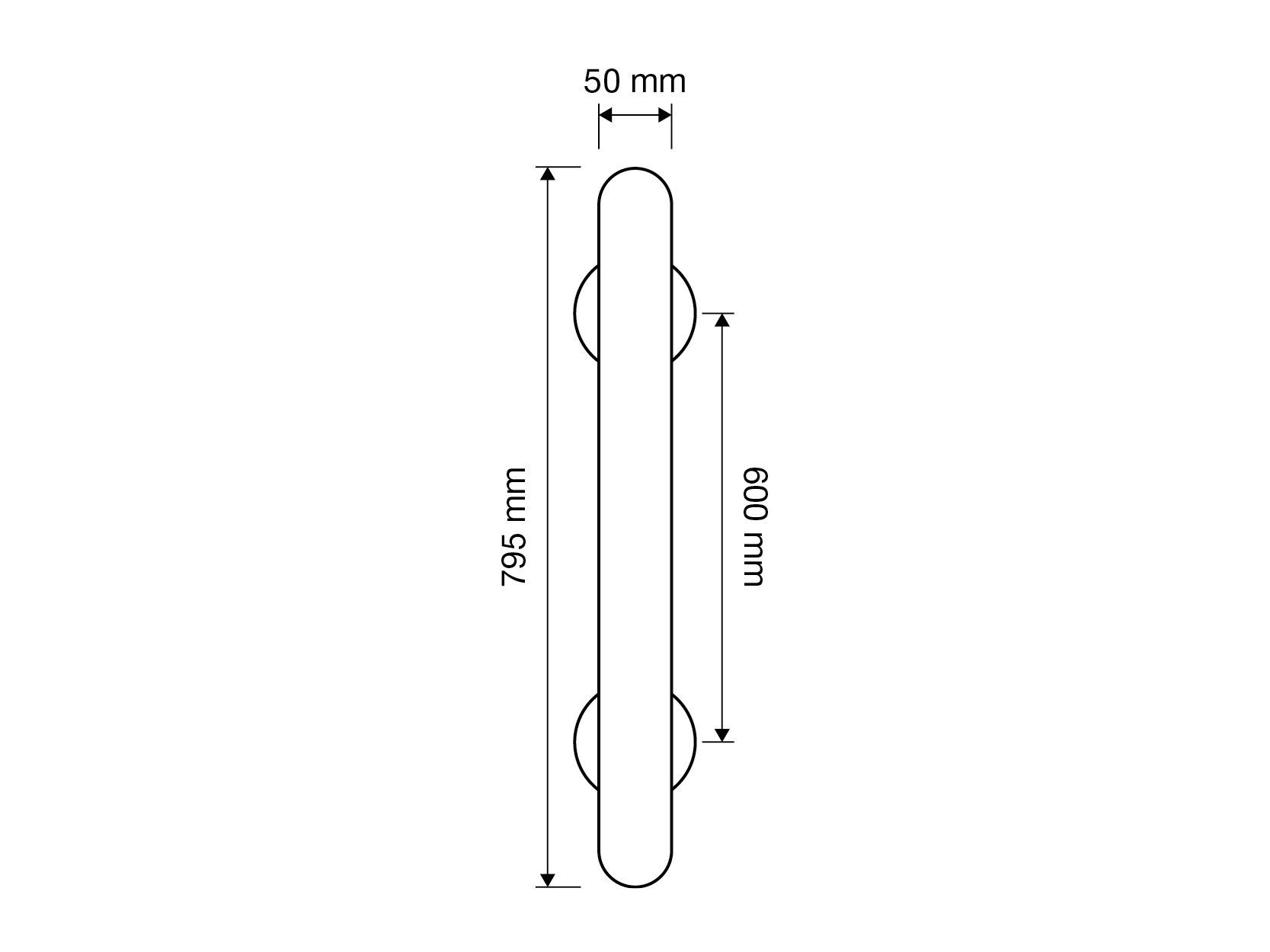 Классический стиль латунная ручка LINEA CALI' Otello ARCH-00072763 - Вид №2