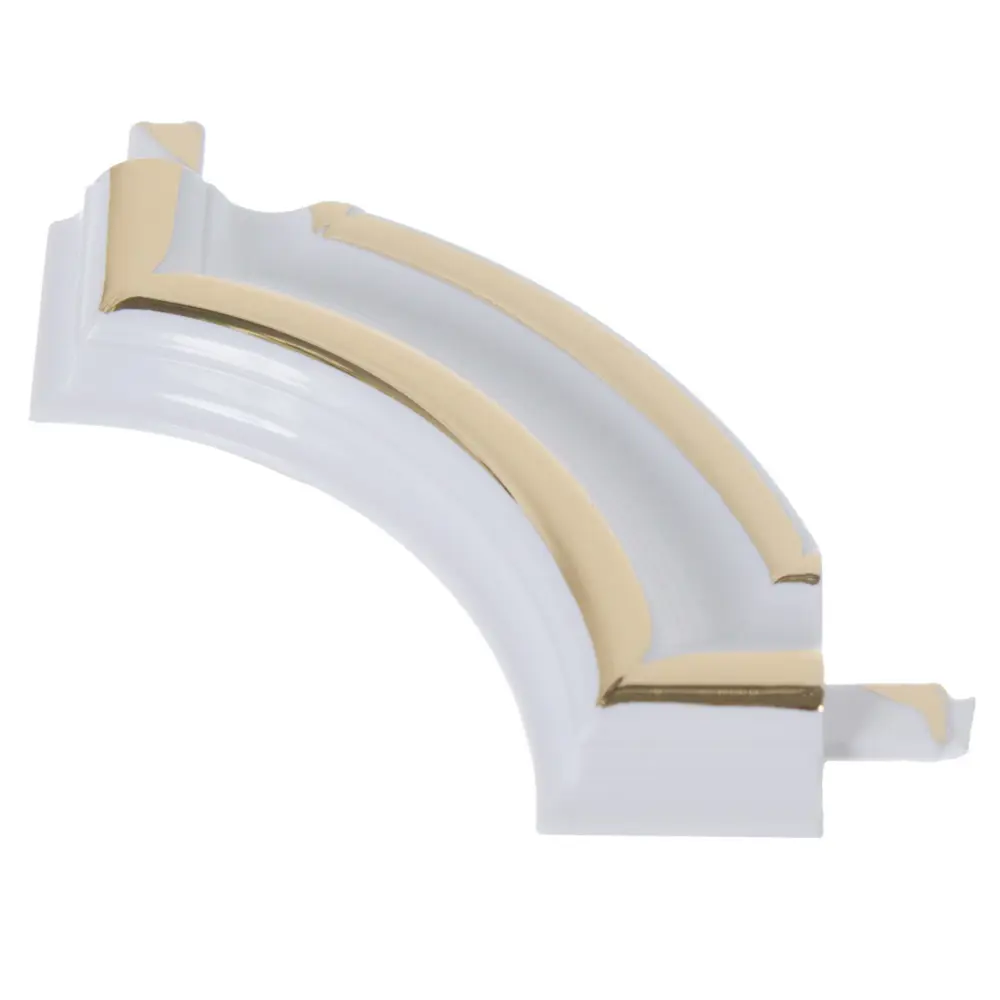 Соединитель 07Б, цвет белый/золото ELIKOR STLM-2128346