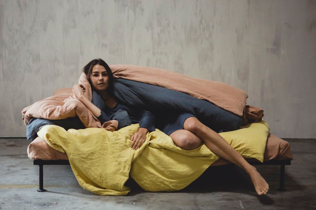 Постельное белье сплошной цвет пододеяльник Libeco Home Madison ARCH-00142875 - Вид №3