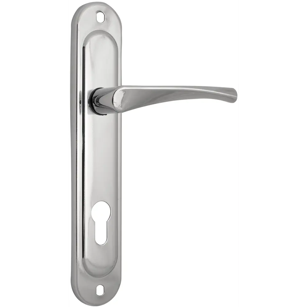 ЗЕНИТ ЗВ4-85.3 Врезной замок с усиленной ручкой, хром 82490865 STLM-0028436