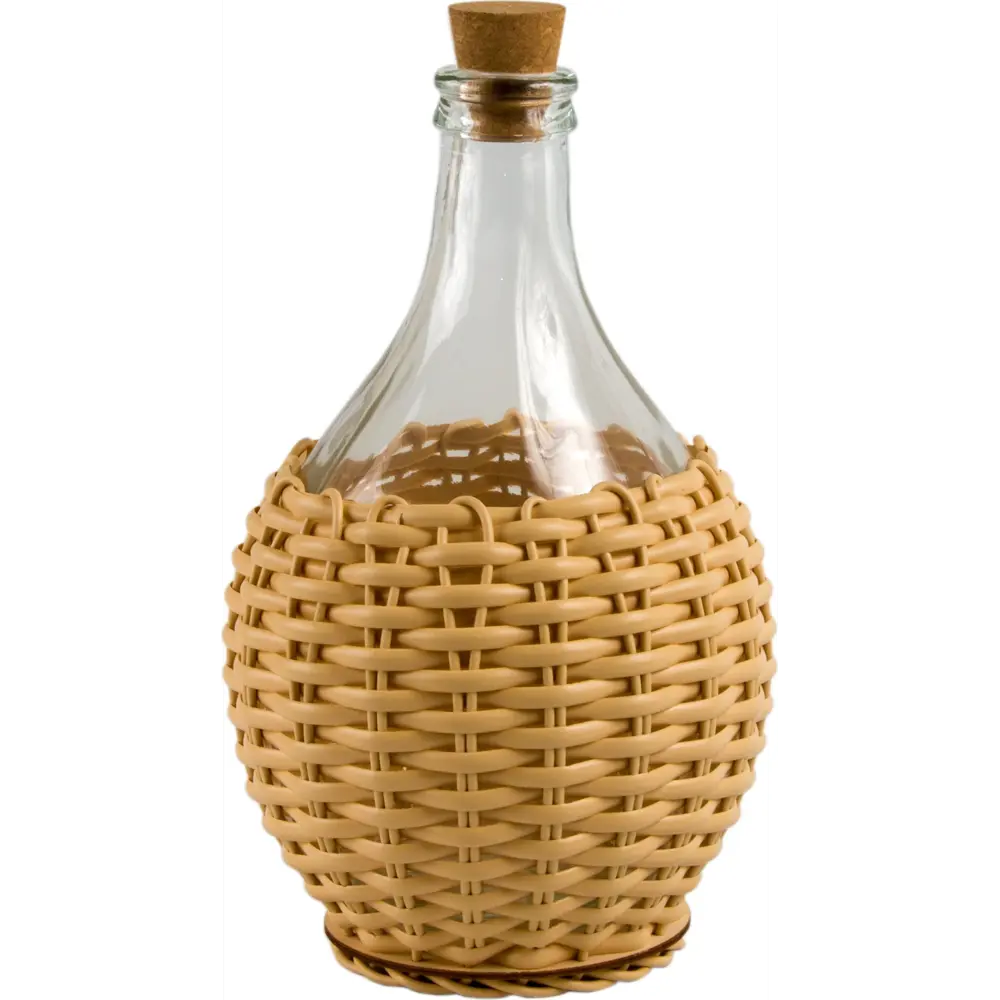 Santreyd Дамижана: стеклянная бутыль 5 л с крышкой и оплеткой 83166003 STLM-0039349